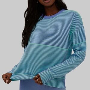 Beach Riot Occulus Sweater in Seashore Two Tone Rib